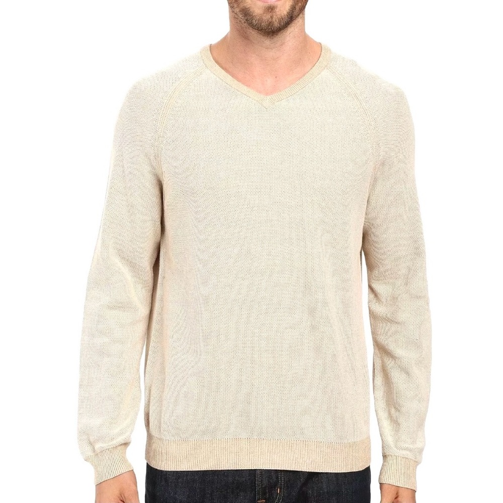 Tommy Bahama Size Large "Make Mine a Double" Reversible V-Neck Pullover‎ Sweater